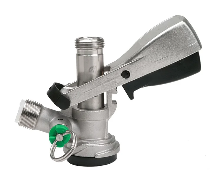 Stainless D coupler — bare head
